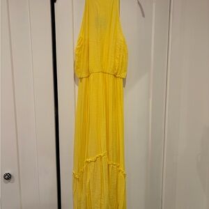 Lush Vibrant Yellow Maxi Dress